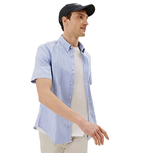 Image of Marks & Spencer Men's Striped Regular Fit Shirt
