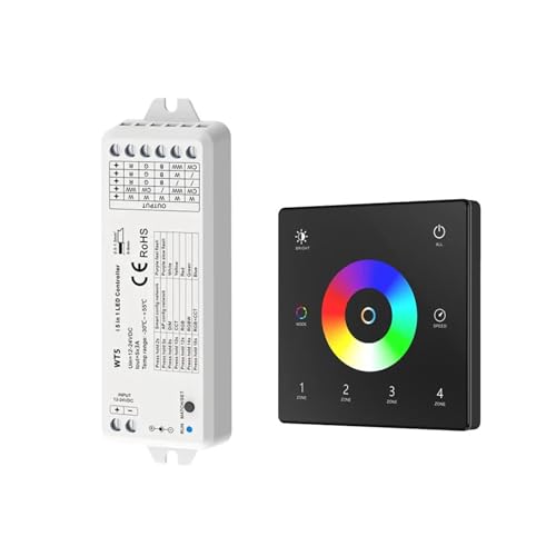 Controlador LED RGBCCT WT5 de pared: cree ambientes perfectos en sus 4 zonas 2