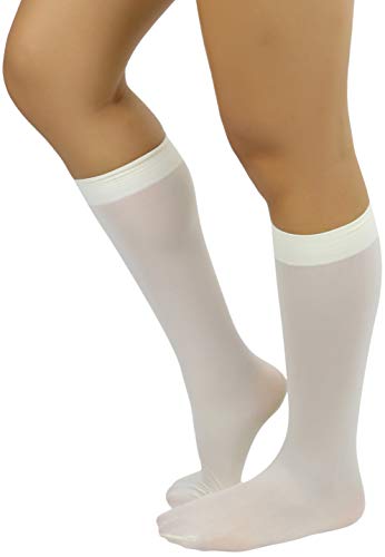 Image of ToBeInStyle Womens Pack of 6 Knee High Trouser Professional Socks