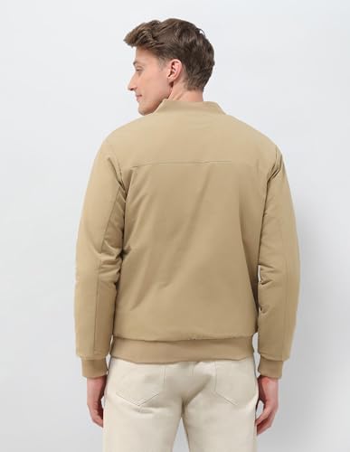 Image of U.S.Polo Association Men's Solid Regular Fit Bomber Jacket
