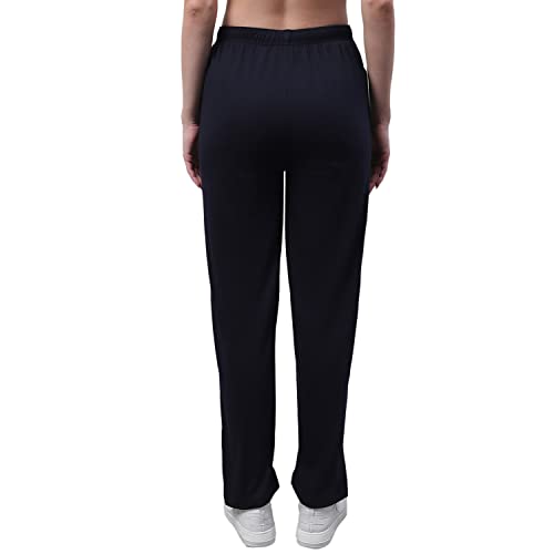 Image of Mack Jonney Regular fit Cotton Trackpant for Women (Pack of 2)-D10 BLK MLG 002-P