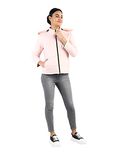 Image of CHKOKKO Women's Winter Quilted Jacket BabyPeach M