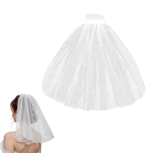 Rhinestone: il velo da sposa è realizzato in fibra sintetica e strass. Il morbido velo a rete con perle scintillanti è una vera attrazione per spose e damigelle.
