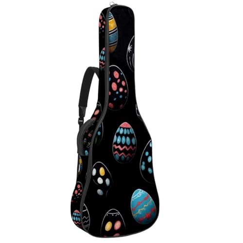 Housse pour guitare acoustique étanche et sac de transport noir 106 cm