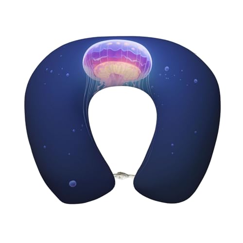 Almohada de viaje en espuma viscoelástica tamaño 30x25 cm