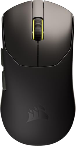 Corsair Sabre v2 PRO Ultralight Wireless FPS Gaming-Maus – 33K DPI, 36g Gewicht, 8,000Hz Hyper-Polling, Mechanische Tastenschalter, Bis zu 70 Stunden Kabellose Akkulaufzeit, Web Hub – Schwarz