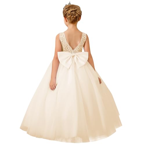 Flower Girl Dress for Wedding First Communion Dress Puffy Tulle Kids Pageant Ball Gowns
