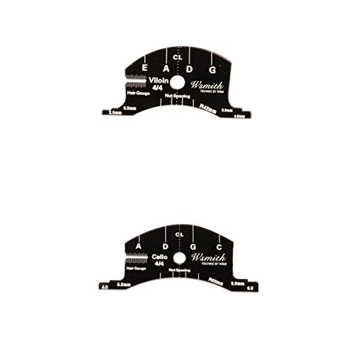 Precision Violin Cello Bridge Template 4-4