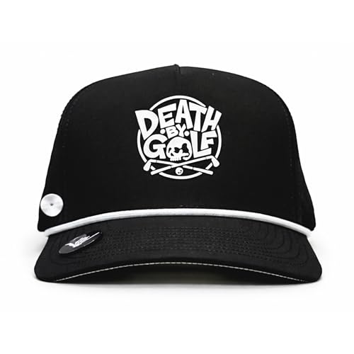 Image of BRIMZ Golf Performance Hat - Tee Holder & Magnetic Brim - Breathable Sweat & Water Resistant Golfing Snapback Cap