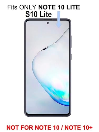Image of Tempered Glass Screen Protector Compatible for Samsung Galaxy S10 Lite with Edge-to-Edge Protector and Easy Installation Kit, Pack of 1, Black