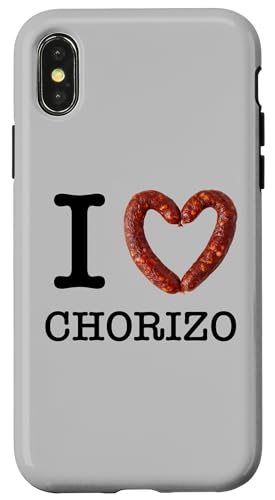 `\[D̂߂ I Love Chorizo fUC X}zP[X iPhone X/XS p