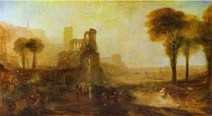Peinture à l'huile Turner Caligulas Palace 36x48 pouces pour salon