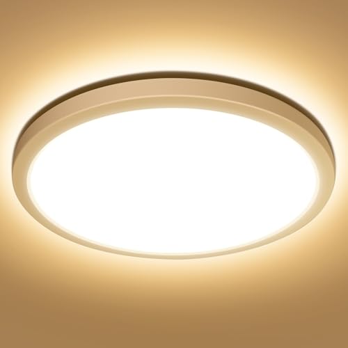 Lepro Deckenlampe 18W, IP44 Wasserfest Deckenleuchte，3000K 1800LM...