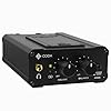Coda Ultra-Compact Personal in Ear Monitor Amplifier - Double Channel Headphone Amplifier System with XLR & TRS Input - Portable IEM Amp with Mono & Stereo Mix Panning - Sturdy Housing with Belt Clip