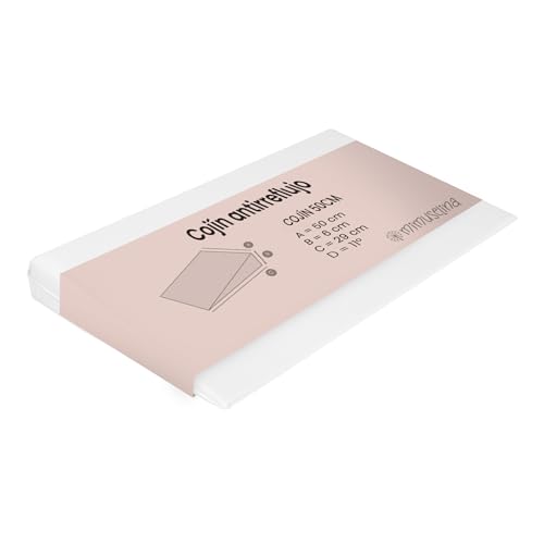 MIMUSELINA Cojin Cuña Antireflujo | Almohada Cuña Elevar Colchon y Evitar Reflujo y...