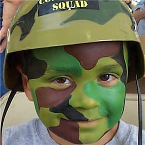image for Go Ho 3 Colors Camo Face Paint Sticks,Waterproof Cream-blendable Stick