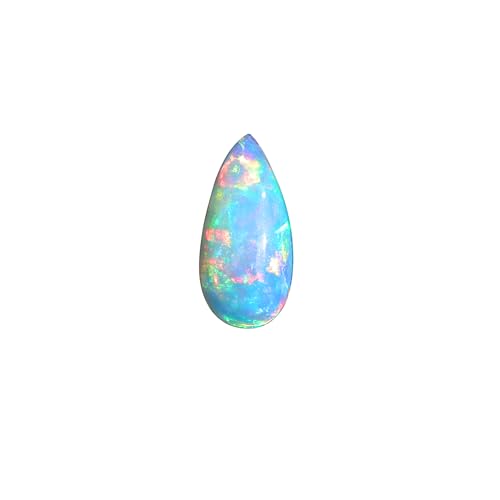 Cabochon opale naturelle véritable poire 1,8 ct de qualité supérieure pour haute joaillerie