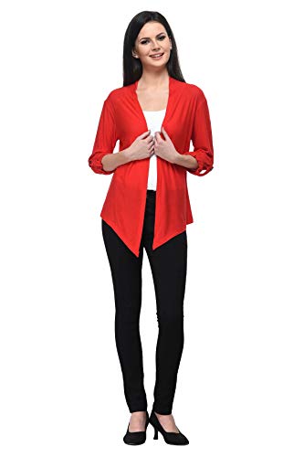 Image of Frenchtrendz Womens's Viscose Crepe Shrug(Size: XS-4XL)