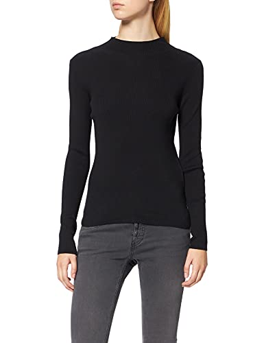 Marc O'Polo Damen 109501460181 Pullover, Schwarz, S