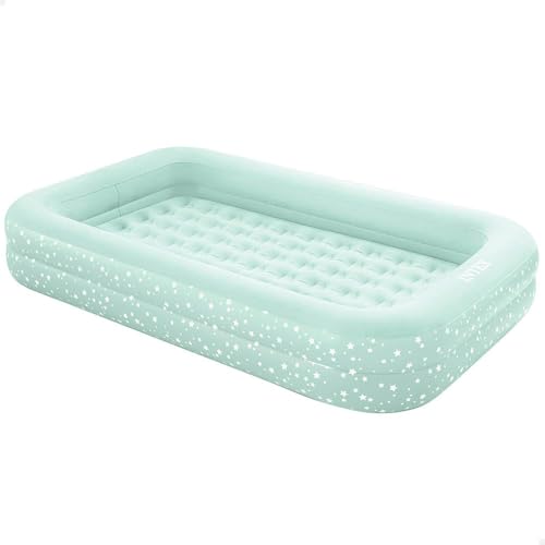 Intex lit de voyage floqué enfant + gonfleur main 3-6...