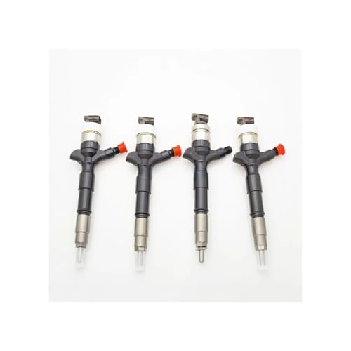 4 PCS DIESEL FUEL INJECTOR NOZZLE Compatible for TOYOTA HILUX KUN26R 1KD-FTV D4D UP To 08/2006 COMMON RAIL 23670-09330