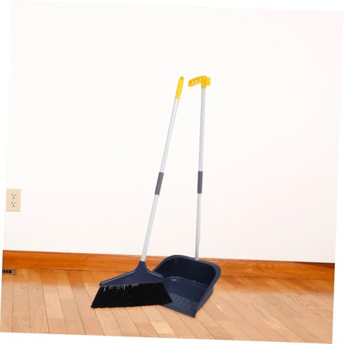 Homoyoyo Weiches Haar Besen und Kehrschaufel Set Langlebiger Bodenreiniger mit Ergonomischem Griff Haushaltsfreundliches Standkehrblech für Einfache Raumreinigung Praktisches – Bild 7