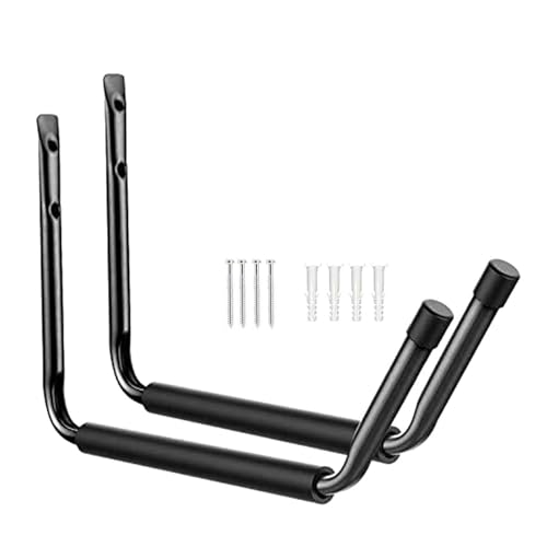 kowaku 2 Pieces Garage Storage Hook Kayak Storage Utility Rack Multifunctional Easy to Install Surfboard Hanger for Hose and Tools