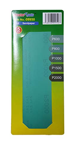 Master Tools 09950 - Modellbauzubehör Sandpaper, Schleifpapier, grau Cover