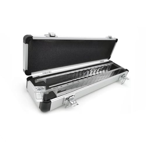 HMWOKPOT Optical Ophthalmic Prism Set with Horizontal (16) & Vertical (15) Eye Prism Bars, Step Prism - String Mirror for Hospitals and Optometry Centers