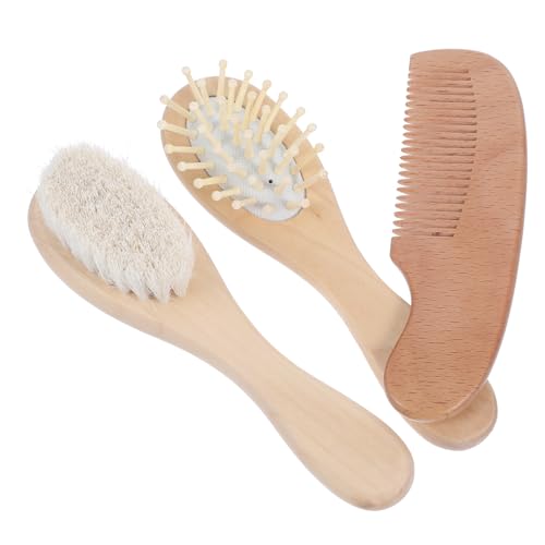ibasenice Baby Hair Brush Set Comb for Toddlers Scalp Cleaning Brush for Daily Use