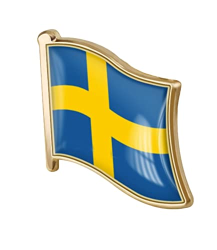 Image of vmcoatdu Country Flag Pin Badge International Travel Brooch Metal Alloy Souvenir Pin for Hat Clothes Backpack