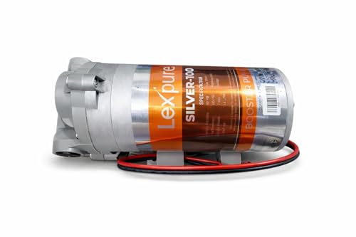 Image of Lex'pure SILVER-100 RO Booster Pump | High Pressure 24V DC | Improves Water Flow for RO, UV & TDS Controller Systems