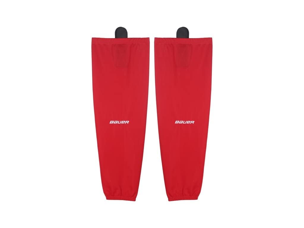 Bauer Hockey Flex Performance Sock, Red (Adult S-M (28