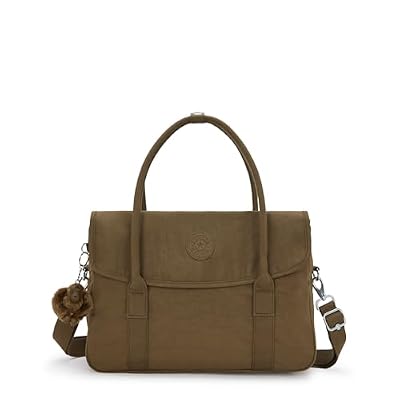 Kipling SUPERWORKER S Borsa a tracolla, borse per computer, Smooth Khaki (Khaki)