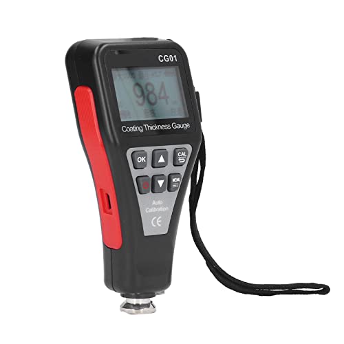 Medidor de espesor de recubrimiento digital 0-1500 μm, detector de pintura para automóvil miniatura 6