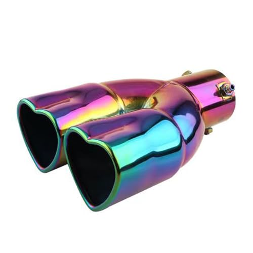 Tuyau d'échappement double silencieux Colofheart Z660 voiture coloré