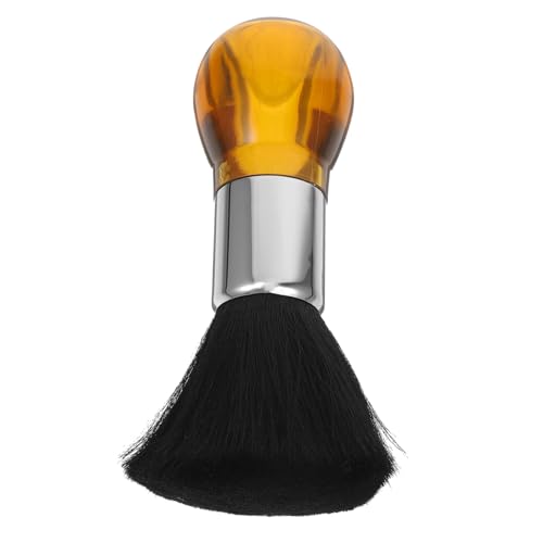 TOVINANNA Male Shaving Brush Soft Fiber Brush Barber Neck Duster Hair Salon Hair Duster Ergonomic Handle