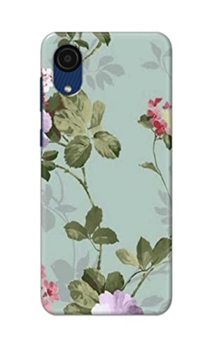 Image of Printed Hard Back Cover Case for Samsung Galaxy A03 Core Back Cover (Floral Painting) -702