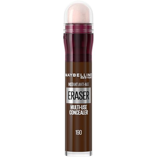 Image of Maybelline Instant Age Rewind Instant Eraser Multi-Use Concealer, Crease-Resistant Coverage, Up to 12HR Moisturizing Wear, 190, 1 Count