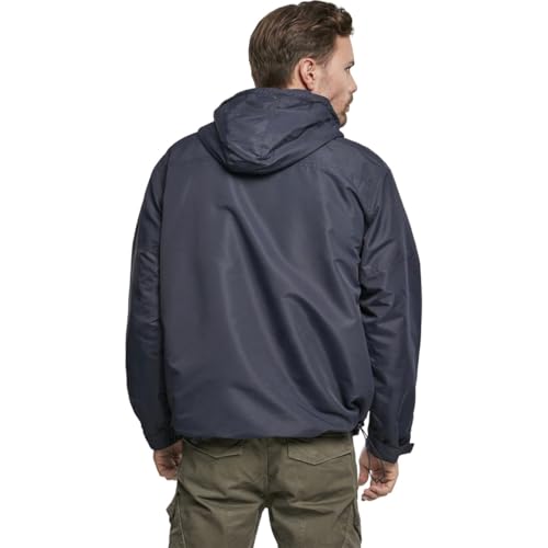 Image of Men's Fleece-Lined Quarter Zip Windbreaker Pullover