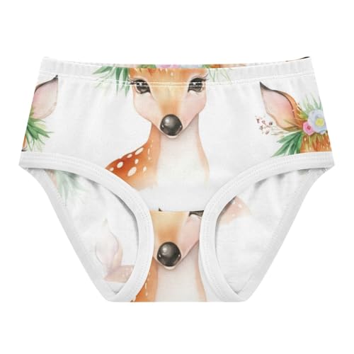 Print Toddler Girls Underwear 2t Cotton Panties Little Girl Christmas Cute Deer Florals Briefs Underpants