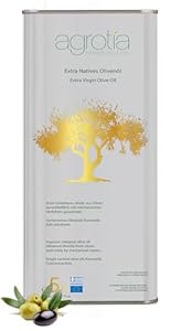 Agrotia | 5 Liter Extra natives Premium Olivenöl aus Kreta | Erste Güteklasse, Kaltextrahiert | 5 Liter Kanister