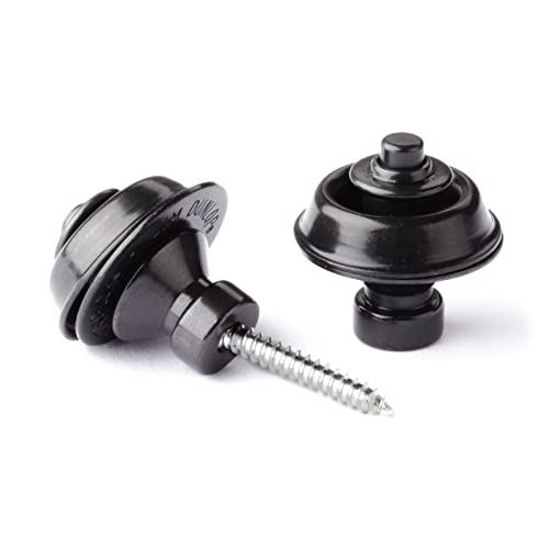 Dunlop Straplok® Traditional Strap Retainer System Black