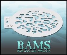Bad Ass Leopard Mini Stencil BAM1002