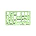 Rapid Designs R-714A House Furnishing Interior Design Drawing Template, 1/8" Scale
