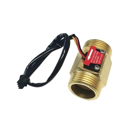真鍮入口付き水道メーター YF-B10 液体流量計 水流センサースイッチ 2-50LMin 1個
