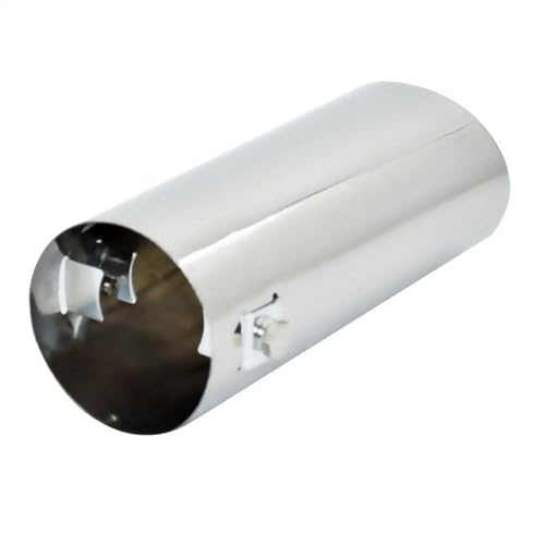Tubo de escape para coche de 64 mm en acero inoxidable resistente punta cola de 152 mm