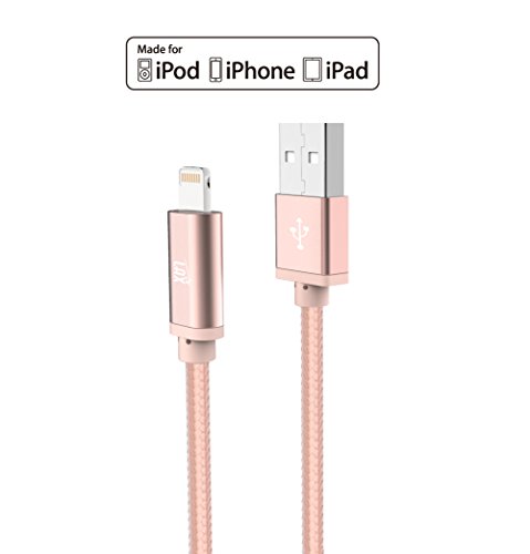 Lax Iphone Charger Lightning Cable - Mfi Certified Durable Braided Apple Lightning Usb Cord For Iphone 11/11 Pro Max/Xs Max/X/Ipad, Ipod & More #TOP5