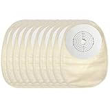 Einteilige Stomabeutel, Kolostomiebeutel, Einweg Drainagebeutel für Kolostomie und Ileostomie, Individuell Zuschneidbar 15-60 mm, 10 Stück
