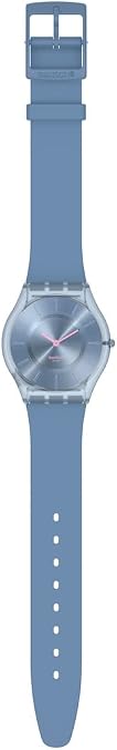 Swatch Skin Classic Biosourced Unisex Watch Casual Plastic Blue Quartz Waterproof Denim Blue